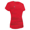 Irma Shirt Dame RED/BLK S Teknisk løpe t-skjorte til dame