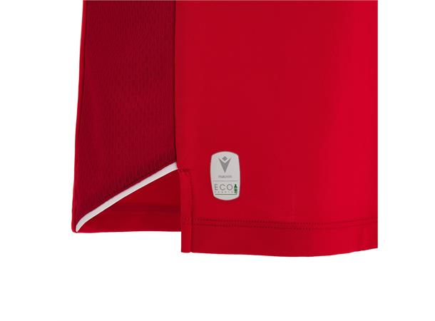 Steel Eco Womans Shirt RED/WHT M Teknisk spillerdrakt i ECO-tekstil 