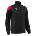 Prometheus Full Zip Top BLK/RED L Teknisk reisejakke - Unisex