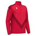 Anduin Training 1/4 Zip Top RED L Teknisk treningsgenser - Unisex