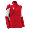 Chantico 1/4 Zip Top Wmn RED/WHT XS Teknisk treningsgenser til dame