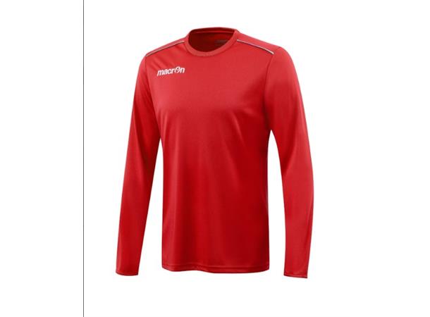 Rigel shirt longleeve RED L Teknisk treningsskjorte - Unisex 